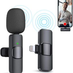 ELDORICH K8 Wireless Microphone Digital Single Mini Portable Recording Clip K8 Mic Camera Microphone image 3