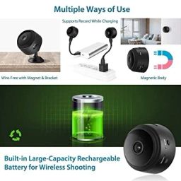PERAMISYM Mini Camera Wireless WiFi IP Camera 1080P HD Motion Detection Night Vision Security Camera-21