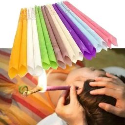 GMAcu Acupressure 100% Natural Ear Candles Ear Wax Removal Coning Treatment Indian Therapy (Set Of 2 (4 Candles)) Massager-27