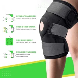 Functional Knee Support Open Patella Hinge Knee Support Knee Cap Support Brace Knee Support-image-9