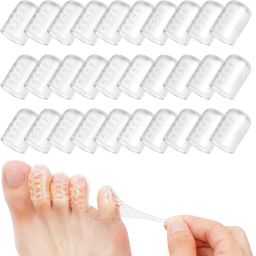 30pcs Little Toe Separator for Women Men Breathable Silicone Toe Protector-image-8