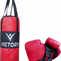 Junior Filled Boxing kit Suitable For 6 To 12 Years Childrens Hanging Bag-image-17