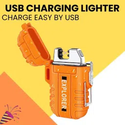 Explorer USB Rechargeable (Cigaratte Lighter)Windproof Flameless ARC LighterJ191 Explorer USB Rechargeable (Cigaratte Lighter)Windproof Flameless ARC LighterJ191 Pocket Lighter-image-90