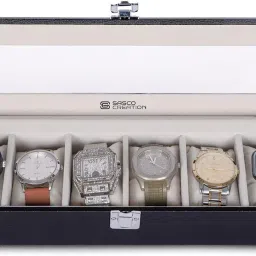 Premium PU Leather Watch Organizer for Stylish and Secure Storage Watch Box-image-1