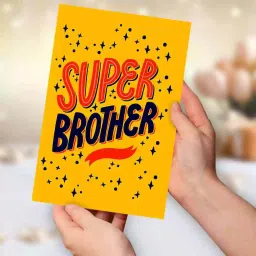 Super Brother Greeting Card Gift For Brother Bhaiya Men Greeting Card-image-19