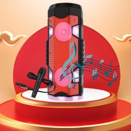 GUGGU Party Speaker with Wireless Bluetooth Speaker RGB Light Mic, FM With Remote K359 20 W Bluetooth Soundbar-image-79