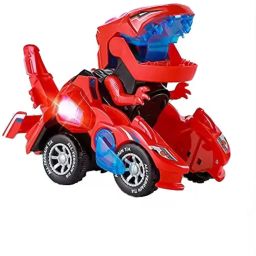 Dinosaur 651B Car Transforms Red-Dw-image-88