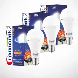 (Pack of 3)-Rechargeable 12W Bulb with Long Battery Life 4 hrs Bulb Emergency Light-7