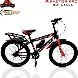 X-FACTOR 20 INCH IBC GLOSSY RED TYRE TUBE FOR AGE 6 TO 10 YEARS 90% FITTED 20 T (inch) BMX Cycle-25