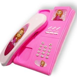 Battery Operated Musical Kids Phone Landline Toys, Chirstmas Gift (Random color)-30