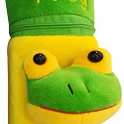 Cute Animal Design Velvet Baby Feeding Bottle Cover (Frog)-image-18