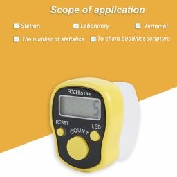ummah needs Finger Hand Tally Counter With Led Light Digital Tally Counter image 2