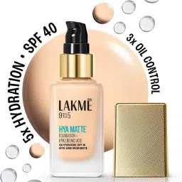 9to5 Hya Matte Foundation + Hyaluronic Acid Warm Light - 25ml Foundation-17