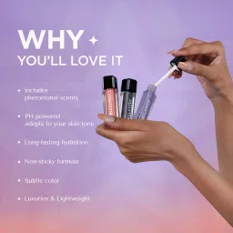 bellavita pH Adapting Mini Lip Gloss Set of 3x2ml| Glossy Finish| Hydrating & Non-sticky image 5