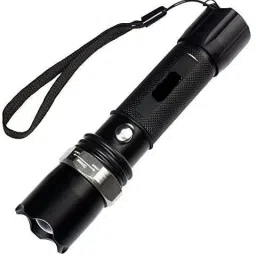 Zoomable 3 Mode Rechargeable Emergency LED Pocket Torch Laser Power Flashlight Torch-11