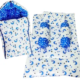 Baby Bedding Gift Pack Bedding With 3 Pillow Set And Sleeping Bag Combo of 2-picture-1
