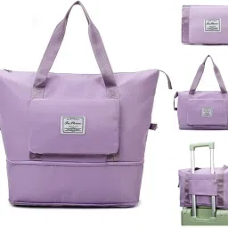 120 L Gym Duffel Bag - Folding Travel Bags Waterproof Travel Luggage Bags for Women Large Capacity - Purple-image-62