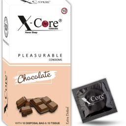 dotted condoms 10 pcs flavored condom with 10 pcs. DISPOSAL POUCHES & 10 pcs. TISSUE PAPERS, Free of chemicals like paraben, Flavors-(chocolate) 1×10's box= 10 PCS. Condom-image-89