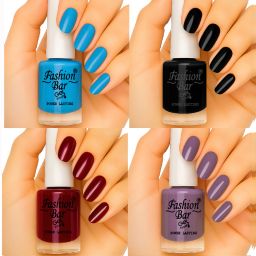 Long Lasting HD Shine Pastel Nail Polish For Women and Girl AA216 Multicolor-image-51