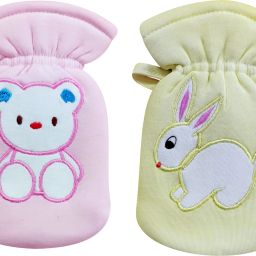 Soft Stretchable Baby Feeding Bottle|Cute Embroidered Cartoon Patch(60–125 ml)-picture-11