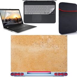 SDM nature wallpaper 4 in 1 combo pack with laptop skin sticker decal, laptop sleeve pouch, key guard, Screen protector all are laptop 15.6 inch Combo Set vinyl Laptop Decal 15.6 Combo Set 095 Combo Set-image-119