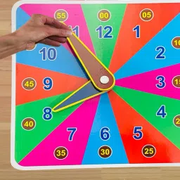 Wooden Watch Toy For Kids time learning clock with hour and minute Learning Toy-75
