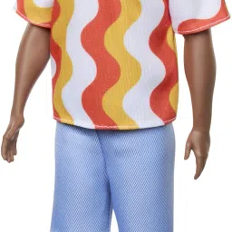 Fashionistas Ken Doll #220 with Hearing Aids Wearing an Orange Shirt-21
