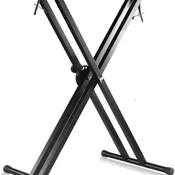 Heavy Duty Adjustable Height Portable Piano Stand, Keyboard Stand, Piano Stand X-Style Keyboard Musical Instrument Stand Keyboard Stand-image-2
