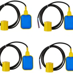 M S control Pack of-4 Float Switch Sensor With 2 Meter Wire For Water Level Controller Wired Sensor Security System-1