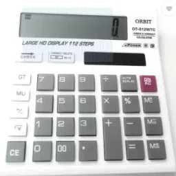 OT-512 WTC Orbit Check and Correct Calculator White Color (Pack of 1) BasicCalculator-37