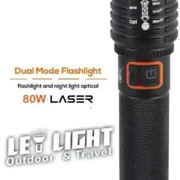 sument New Original Led Rechargeable hammer TORCH 8 in 1 Mode with 700 meter Long Range Torch image 2