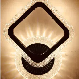 sinoman Modern Inbuilt LEDRing Design Crystal Wall Light(3 Lighting Mode)-picture-6