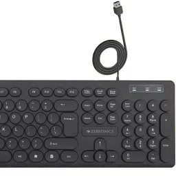 ZEBRONICS K24 Wired Keyboard + Power Wired Mouse Combo Set-27