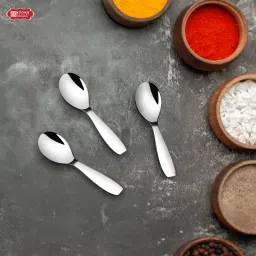 kitchen expert Mini Masala Spoons | Small Spoon For Spice Box | For Small Jar/Containers Stainless Steel Tea Spoon Set image 4