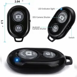 KMJSA Pro - Small Shutter Button/Remote Controller for Selfie Click|Pocket Remote Controller| Wireless & Bluetooth Controller| Compatible with All DevicesCamera Remote Control image 3
