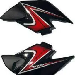 Side Panel Dream yuga (Black/Red) Bike Crash Guard-23
