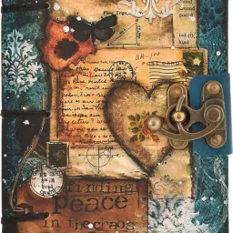Printed Diary Notebook With Lock Clasp For Gift/Office Use (5*7 Inch,144 Pages) A5 Journal Unruled 144 Pages-18