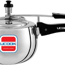 By United Ekta Engg. Silvo 3 Litre Aluminium Inner Lid Non-Induction 3 L Pressure Cooker-4