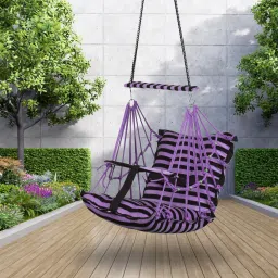 Cotton Baby Swing 1 to 6 Year Folding & Washable With Safety Belt baby chair Swings-image-70
