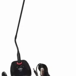 Desktop/Table Gooseneck Wired Microphone System - Table Mounted Corded Voice Condenser Mic with Pop Filter Microphone-picture-19