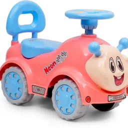 Neon Push Car with Music, for kids 1 to 3 years upto 25 Kgs Under Big Wheels Car Non Battery Operated Ride On-8