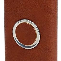 Hip Flask with a Built-in Collapsible Shot Glass 8 Oz Brown Hip Flask-image-3