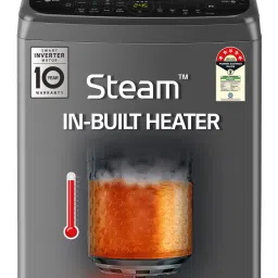 9 kg 5 Star, AI Direct Drive Technology, 6 Motion Direct Drive, Steam Fully Automatic Top Load with In-built Heater Black, Grey-17