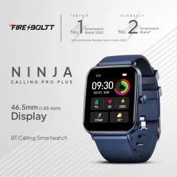 Fire-Boltt Ninja Calling Pro Plus 46.5mm (1.83) Display Bluetooth Calling, AI Voice Smartwatch image 2