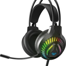 S605 Professional RGB Gaming Headphones with Adjustable Mic Wired Headset-25