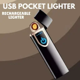 USB Cigarette Lighter for Smoking Windproof Slim Lighter with Fingerprint J482 Pocket Lighter-19