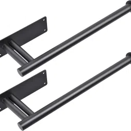 Wall Mount,Drilling Under Counter Kitchen Towel Holder, Bathroom (Pack of 2) Iron Toilet Paper Holder-image-22