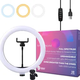 JPRO 10 inch 3 Mode with Adjustable Brightness USB Powered Ring Light Ring Flash-27