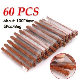 Tubeless Tyre Puncture Repair strips (60) super fine rubber proper sized Tubeless Tyre Puncture Repair Kit-20