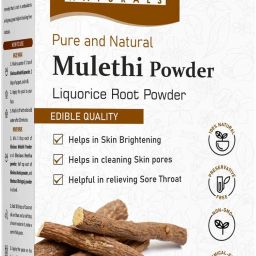 Mulethi Powder For Body, Skin, Face and Hair, Skin Whitening | Yashtimadhu Powder, Liquorice Powder for Eating-12